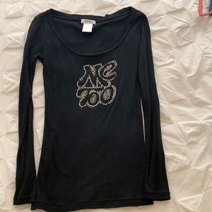 Black long sleeve shirt